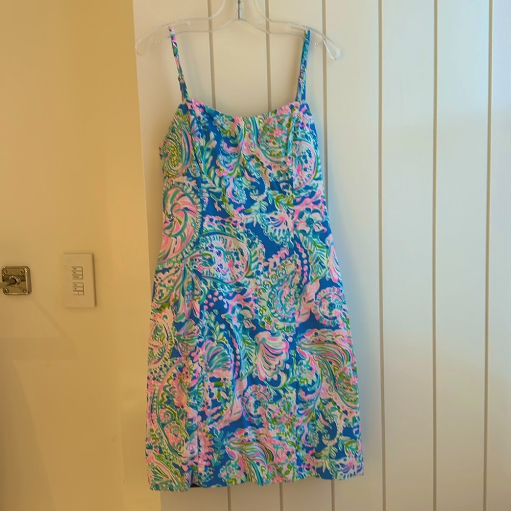 Lilly Pulitzer dress with back tie knot